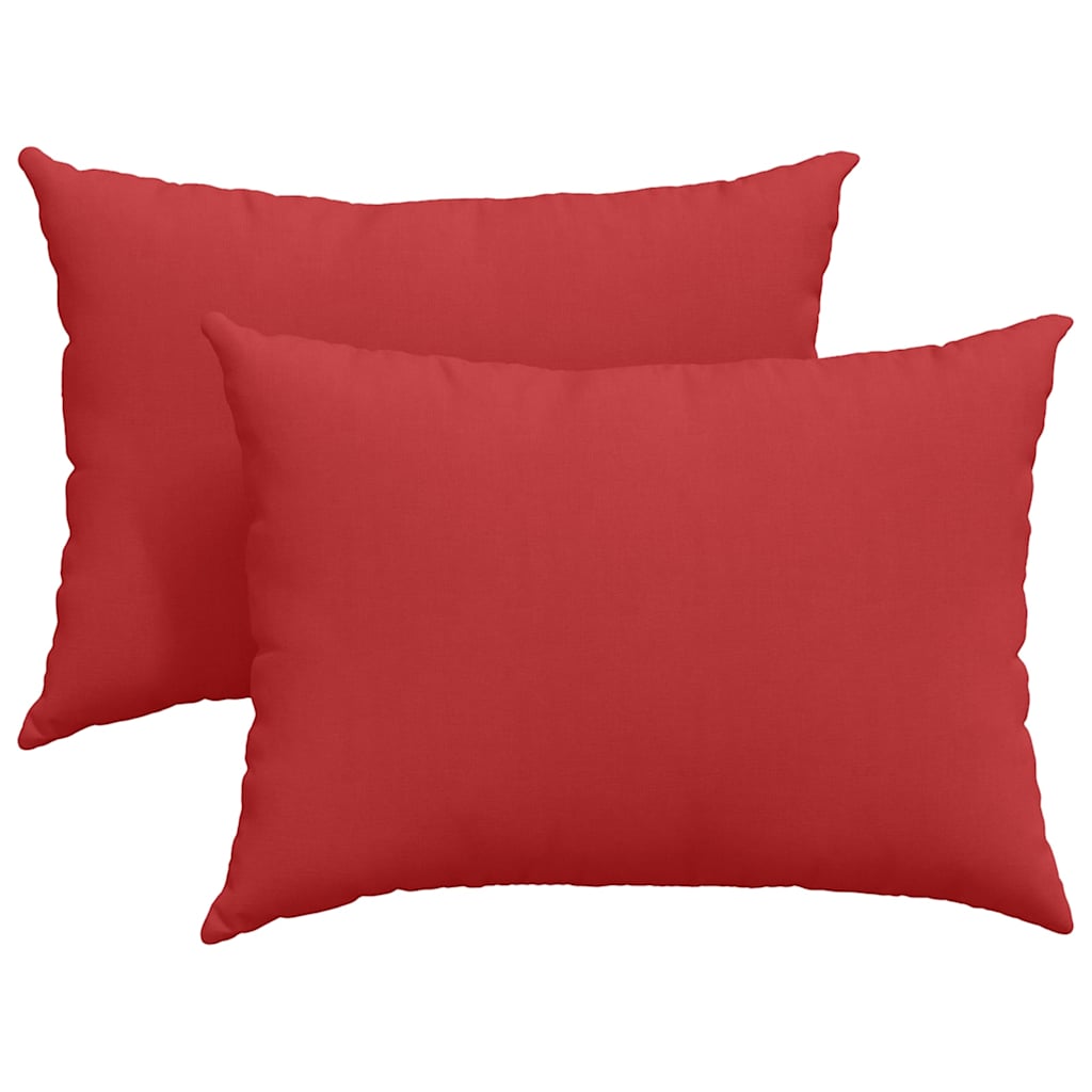Sofakissen 2 pcs Hellgrün 70 x 50 cm Stoff