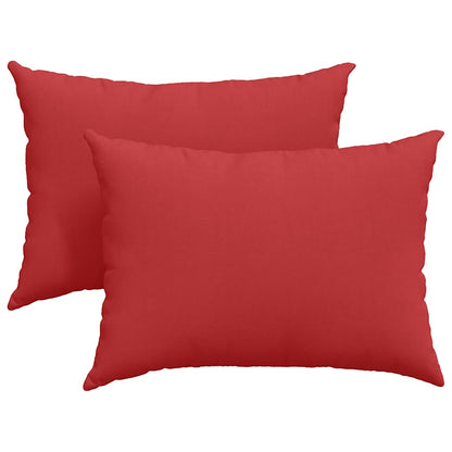Sofakissen 2 pcs Hellgrün 70 x 50 cm Stoff