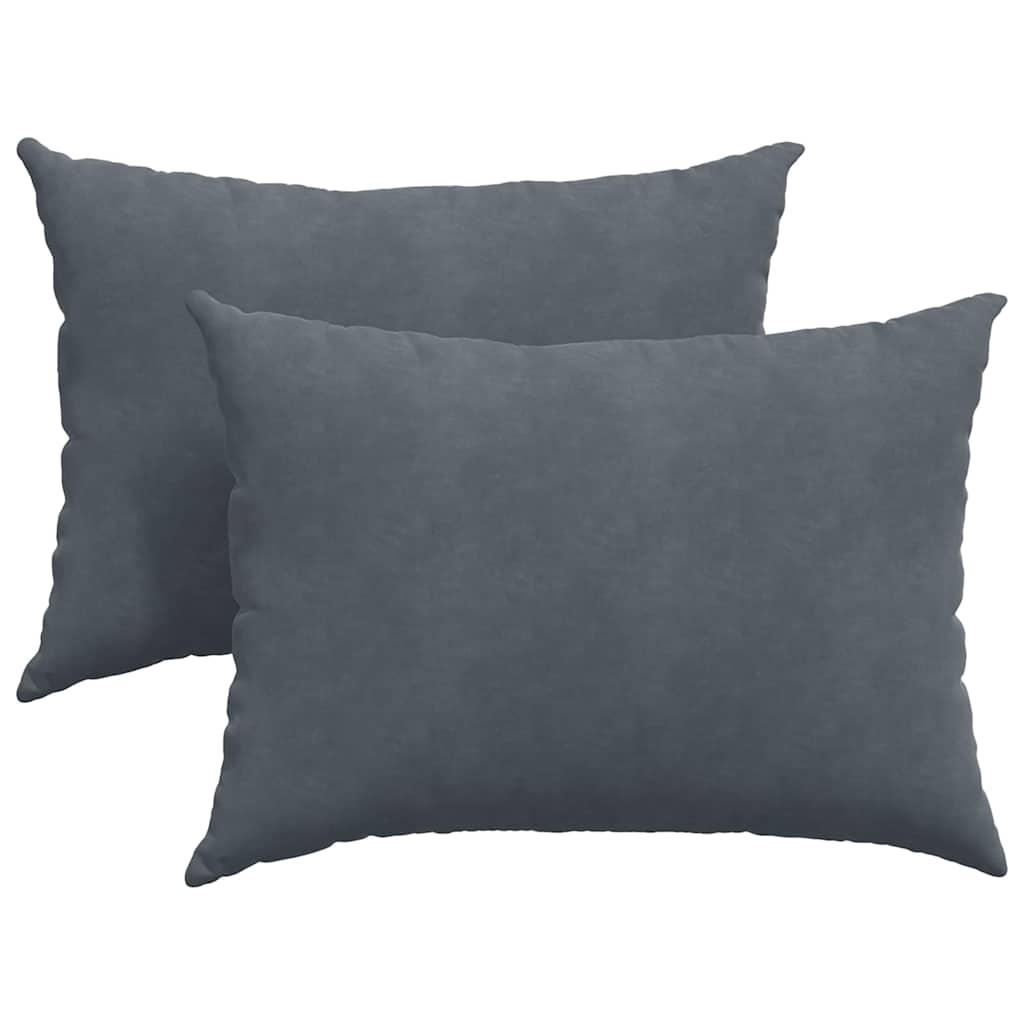 Sofakissen 2 Stück Weinrot 70 x 50 cm Cordstoff
