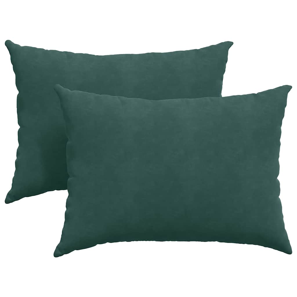Sofakissen 2 Stück Weinrot 70 x 50 cm Cordstoff