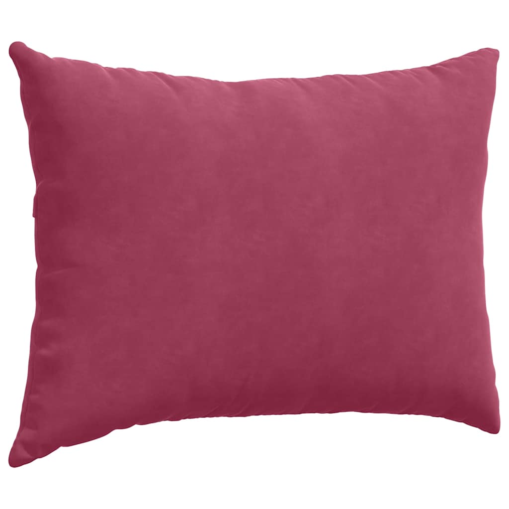 Sofakissen 2 Stück Weinrot 70 x 50 cm Cordstoff