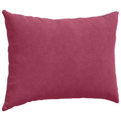 Sofakissen 2 Stück Weinrot 70 x 50 cm Cordstoff