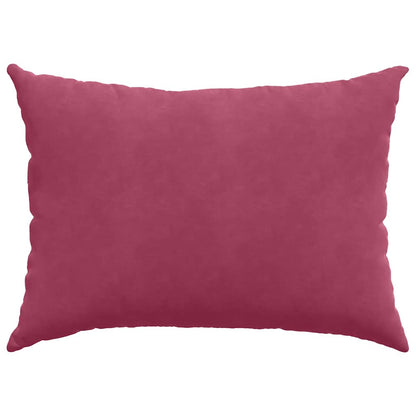 Sofakissen 2 Stück Weinrot 70 x 50 cm Cordstoff