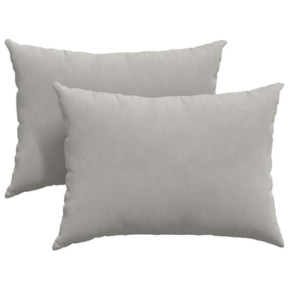 Sofakissen 2 Stück Beige 70 x 50 cm Stoff