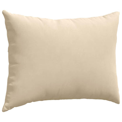 Sofakissen 2 Stück Beige 70 x 50 cm Stoff