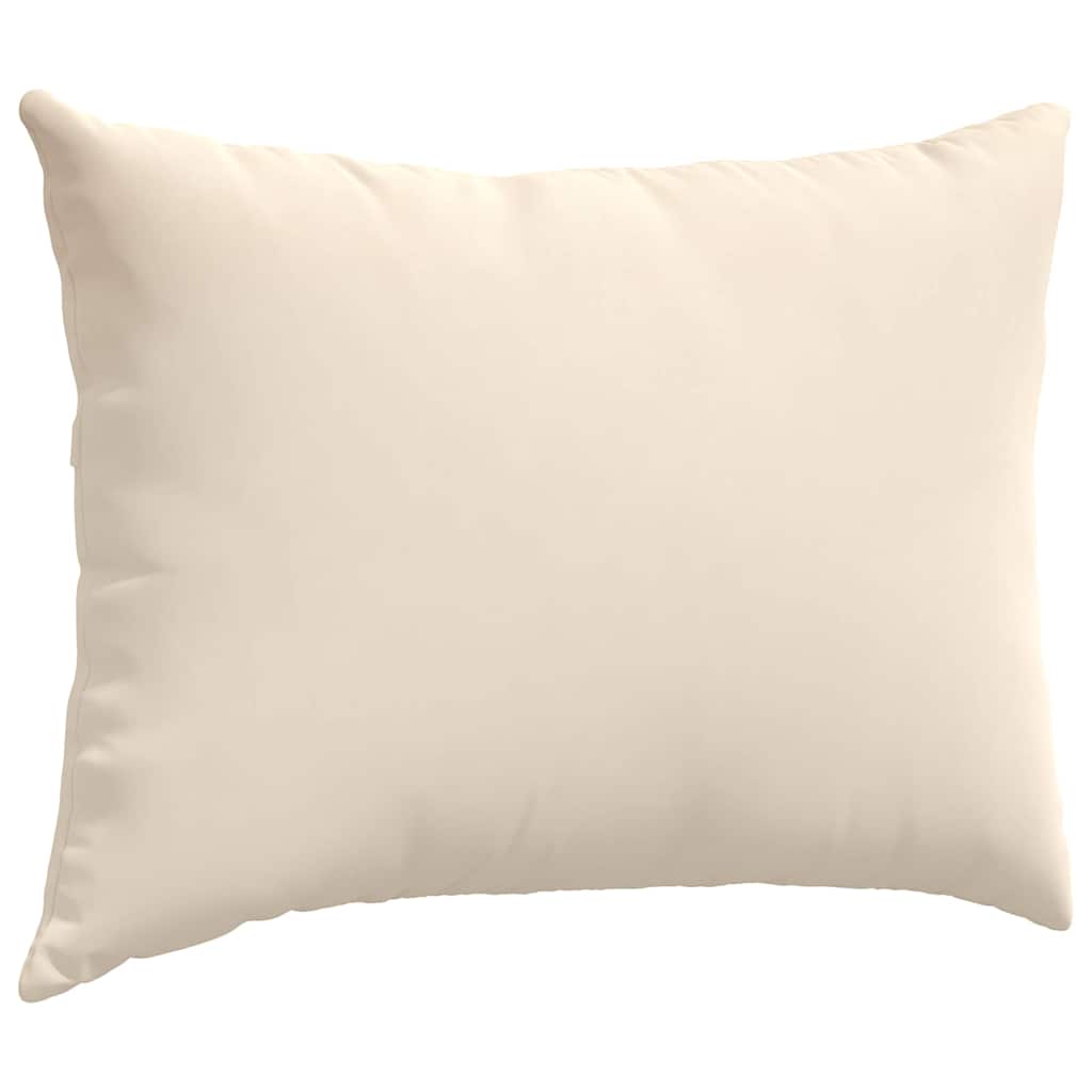 Sofakissen 2 Stück Beige 70 x 50 cm Stoff