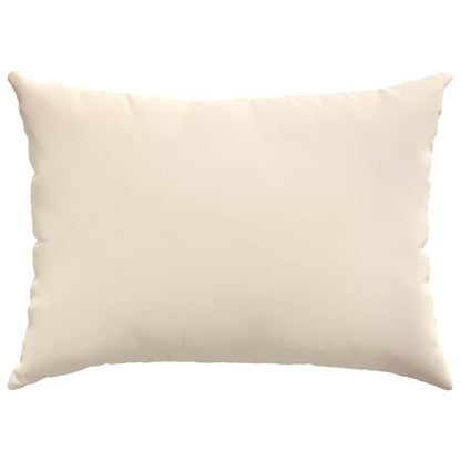 Sofakissen 2 Stück Beige 70 x 50 cm Stoff