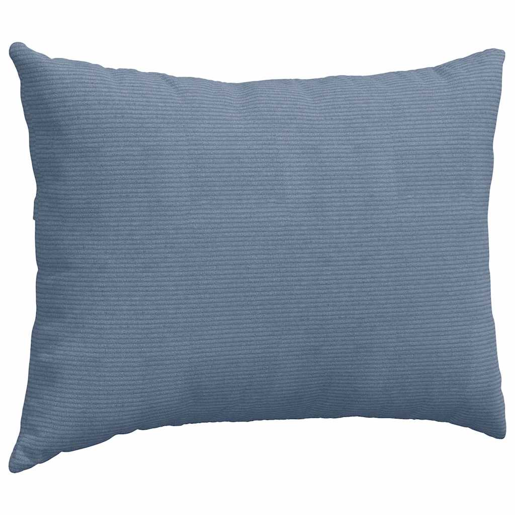 Sofakissen 2 Stück Dunkelgrau 70 x 50 cm Cordstoff