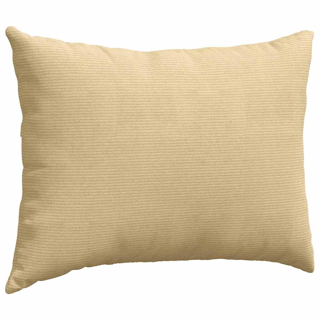 Sofakissen 2 Stück Dunkelgrau 70 x 50 cm Cordstoff