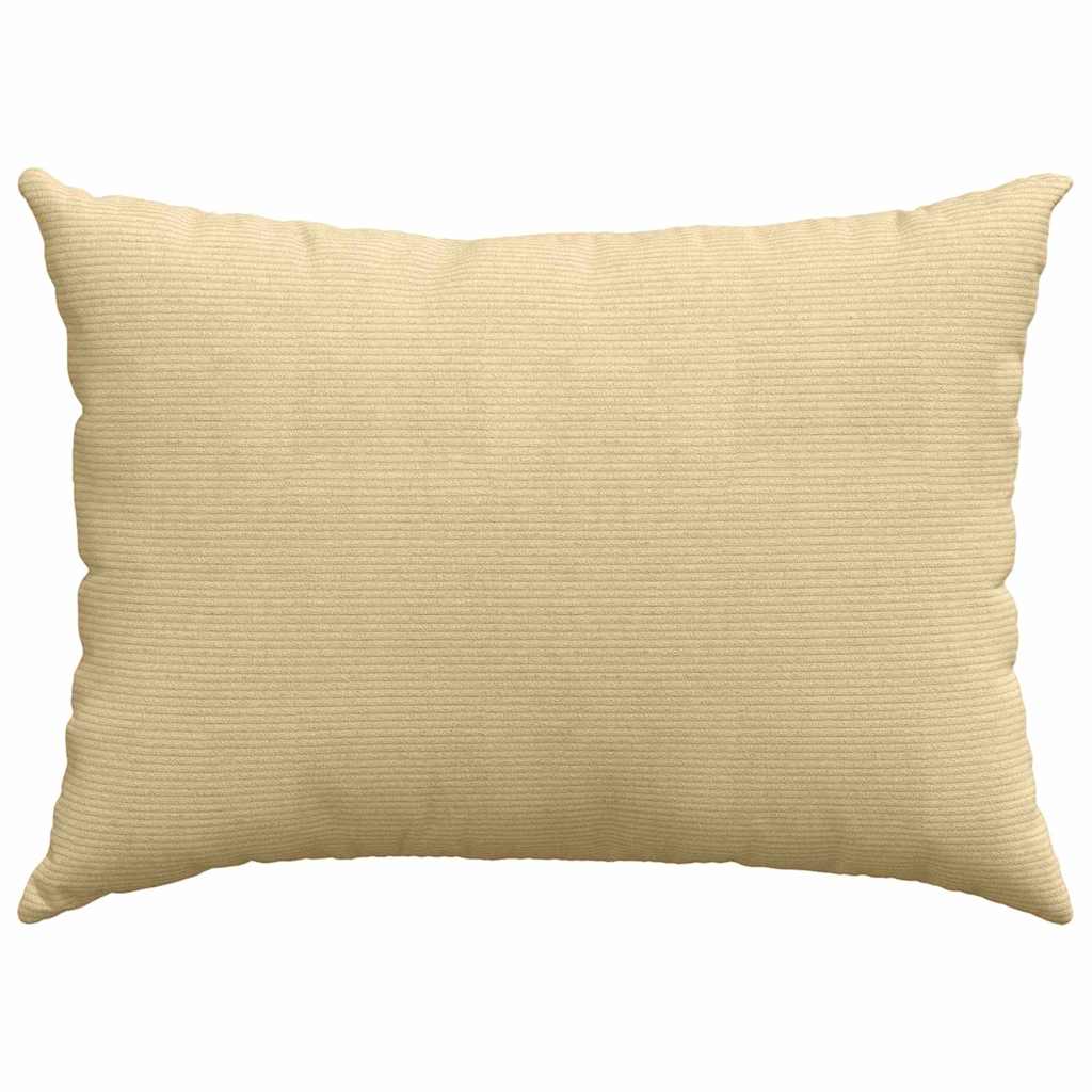 Sofakissen 2 Stück Dunkelgrau 70 x 50 cm Cordstoff