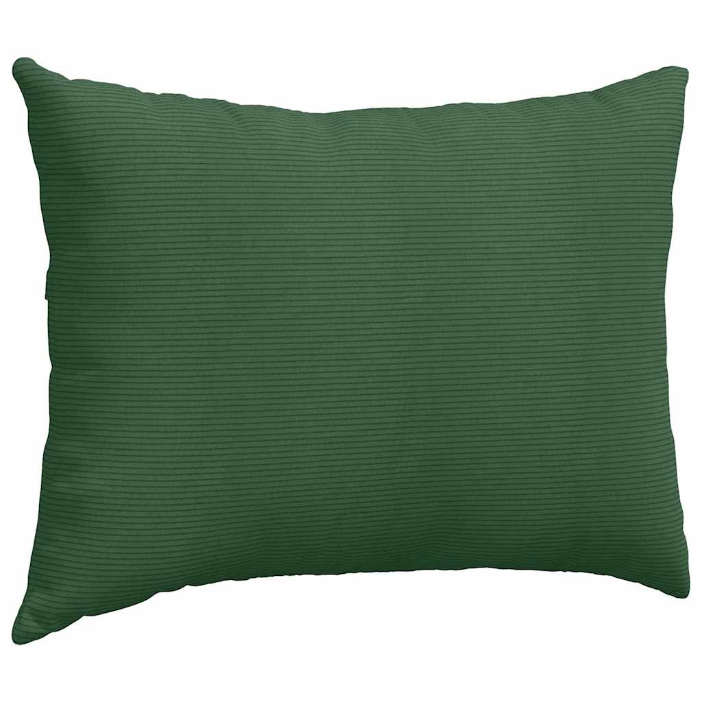 Sofakissen 2 Stück Dunkelgrau 70 x 50 cm Cordstoff