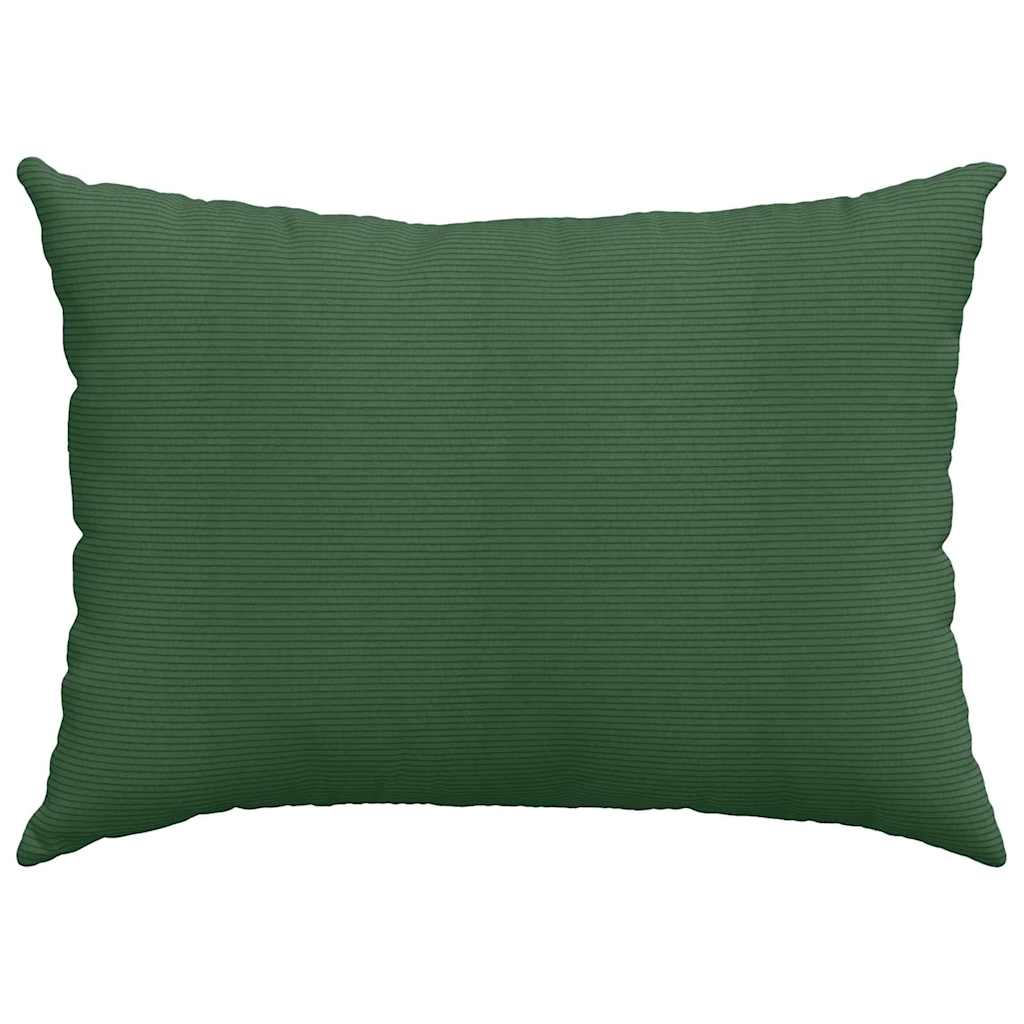 Sofakissen 2 Stück Dunkelgrau 70 x 50 cm Cordstoff