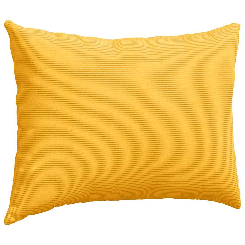 Sofakissen 2 Stück Dunkelgrau 70 x 50 cm Cordstoff