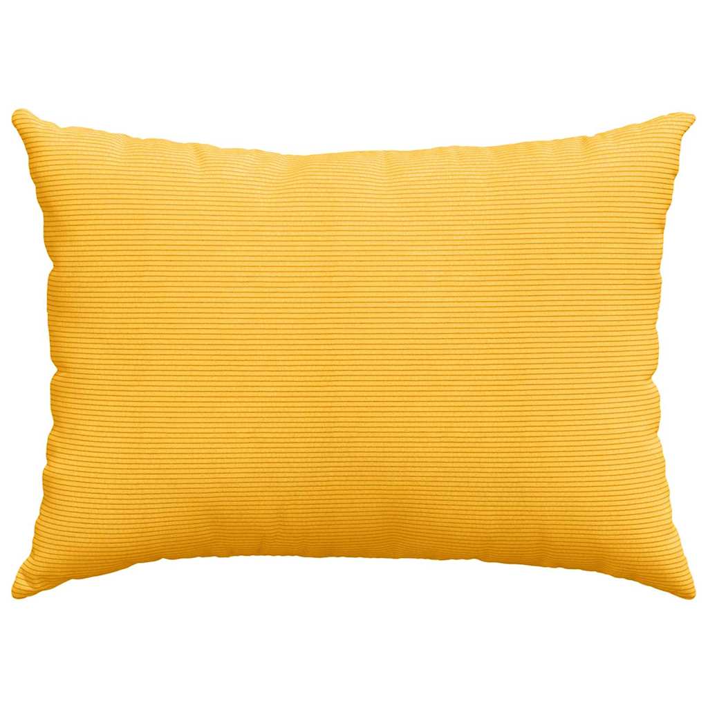 Sofakissen 2 Stück Dunkelgrau 70 x 50 cm Cordstoff
