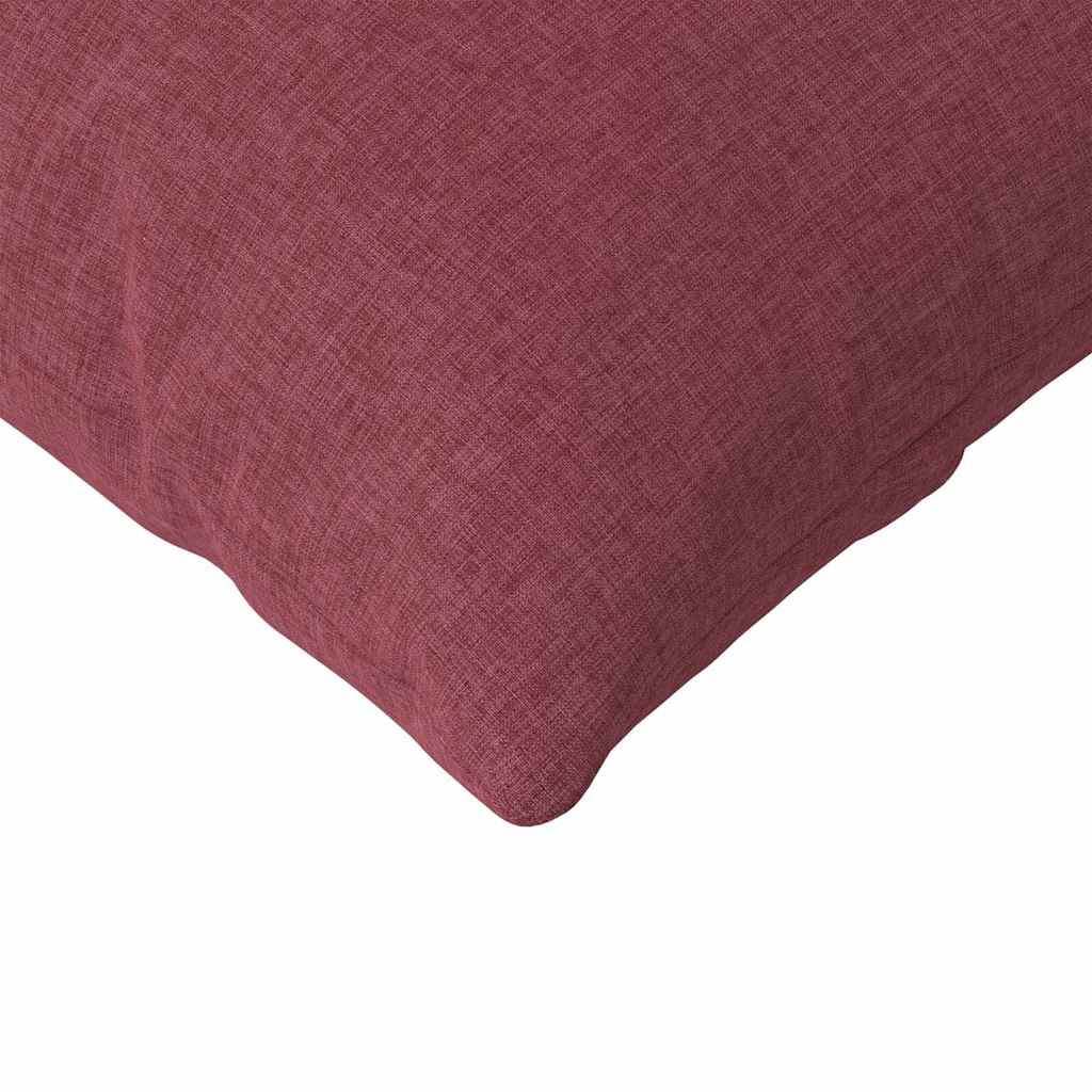 Sofakissen 2 pcs Rot 120 x 40 cm Stoff