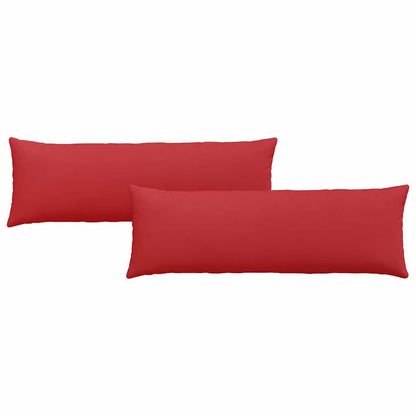 Sofakissen 2 pcs Rot 120 x 40 cm Stoff
