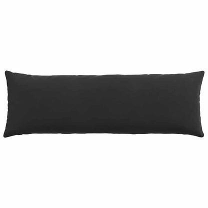 Sofakissen 2 Stück Schwarz 120 x 40 cm Cordstoff