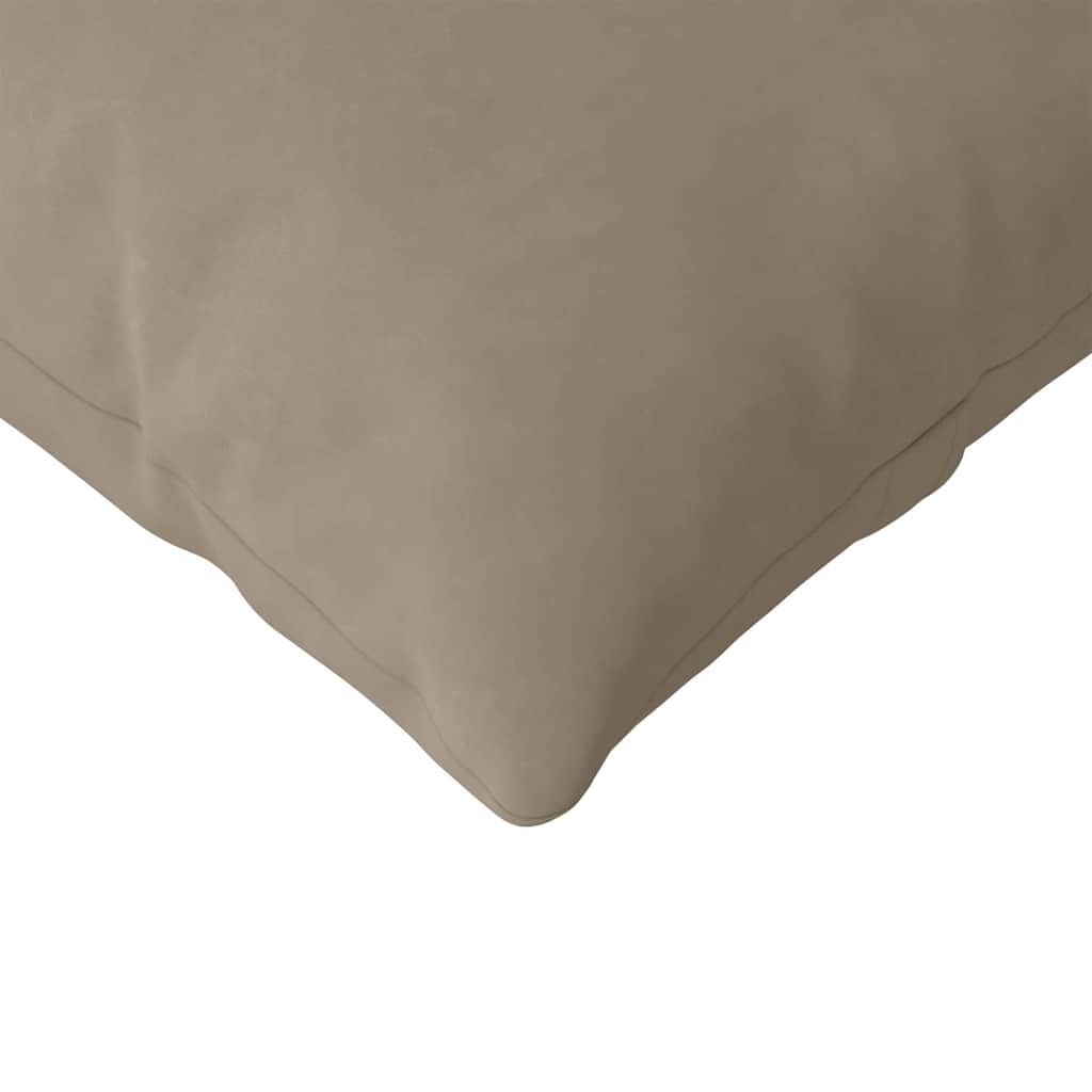 Sofakissen 2 Stück Hellgrau 120 x 40 cm Stoff
