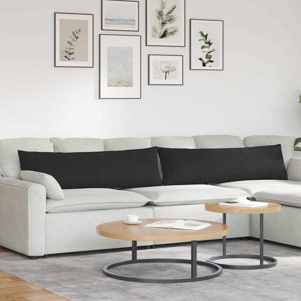 Sofakissen 2 pcs Rot 145 x 40 cm Stoff