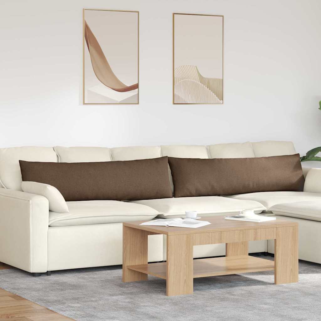 Sofakissen 2 pcs Rot 145 x 40 cm Stoff