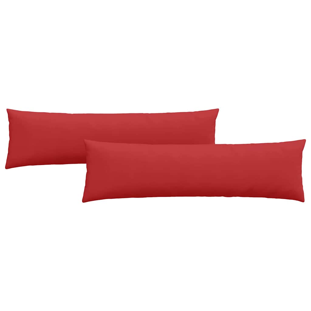 Sofakissen 2 pcs Rot 145 x 40 cm Stoff