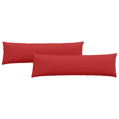 Sofakissen 2 pcs Rot 145 x 40 cm Stoff