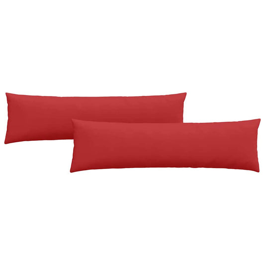 Sofakissen 2 pcs Rot 145 x 40 cm Stoff