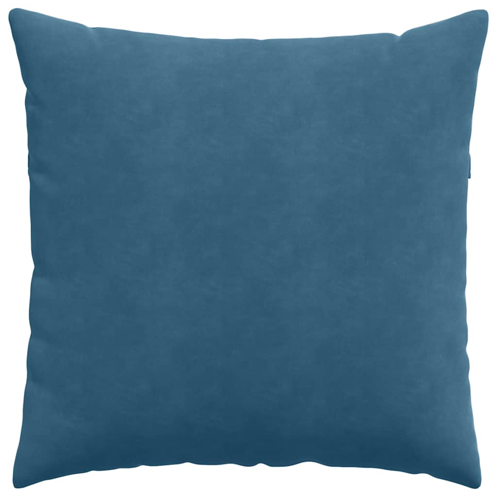 Sofakissen 2 Stück Polizeiblau 80 x 80 cm Cordstoff