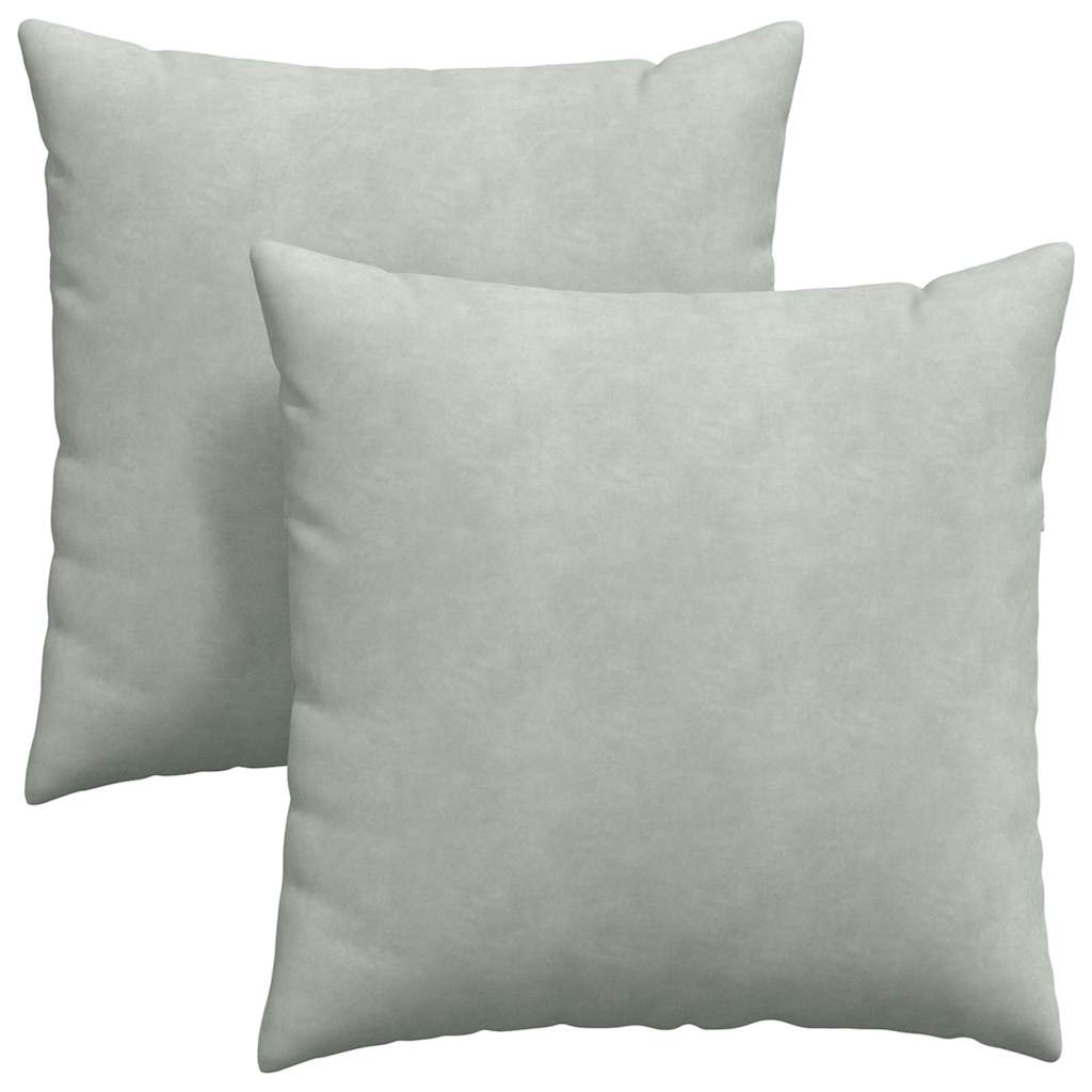 Sofakissen 2 Stück Polizeiblau 80 x 80 cm Cordstoff