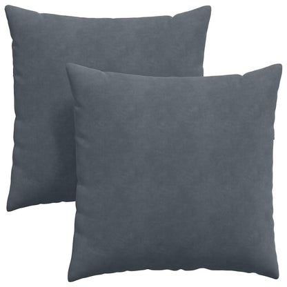 Sofakissen 2 Stück Polizeiblau 80 x 80 cm Cordstoff