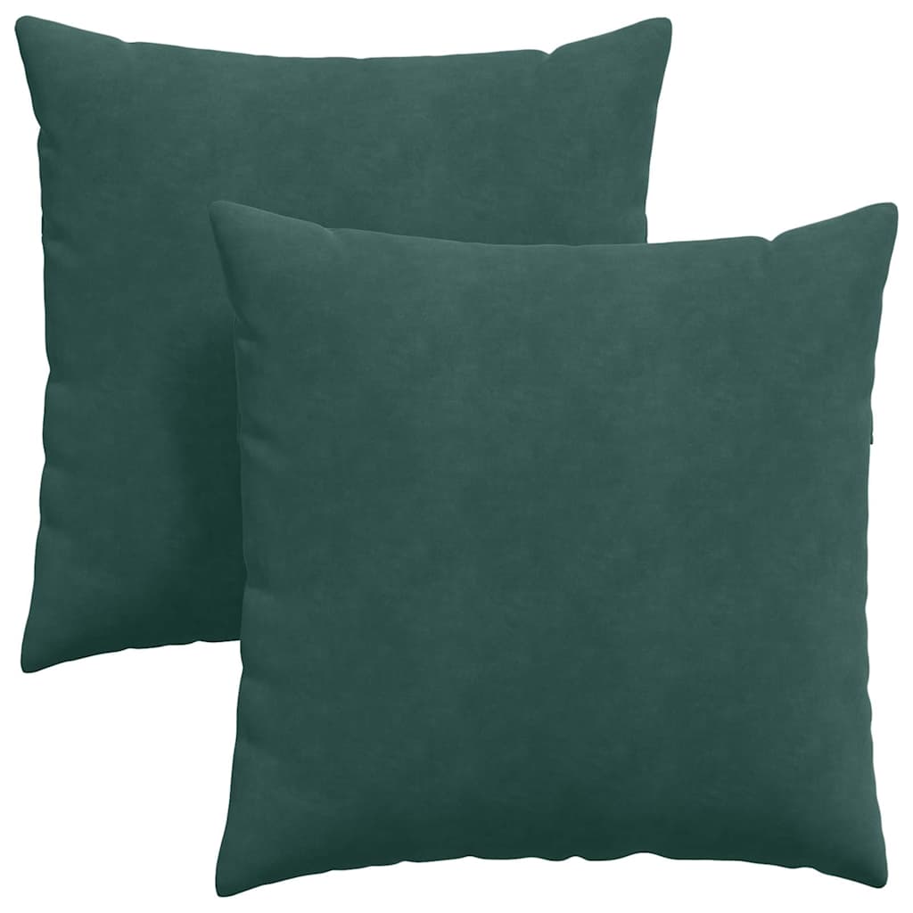 Sofakissen 2 Stück Polizeiblau 80 x 80 cm Cordstoff
