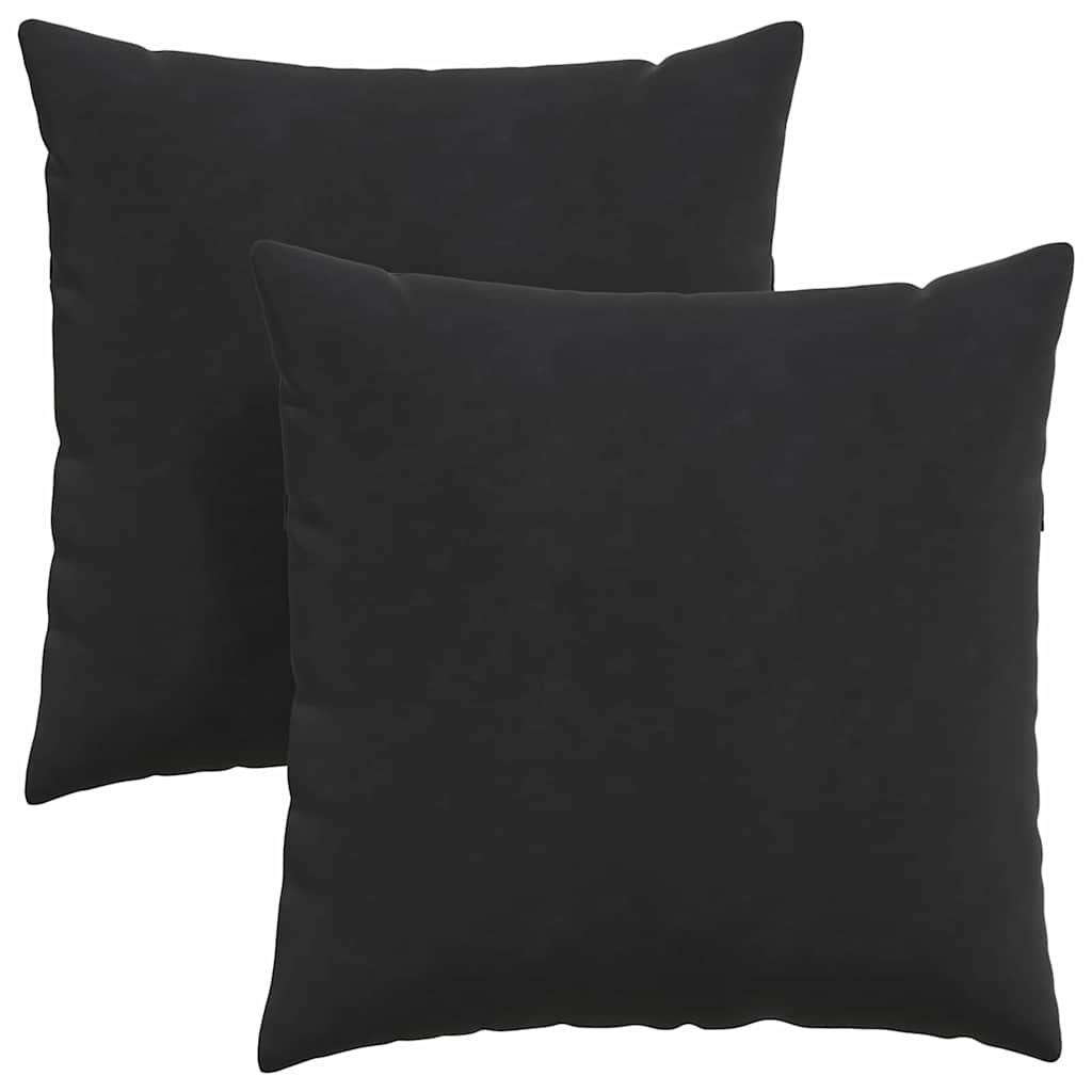 Sofakissen 2 Stück Polizeiblau 80 x 80 cm Cordstoff