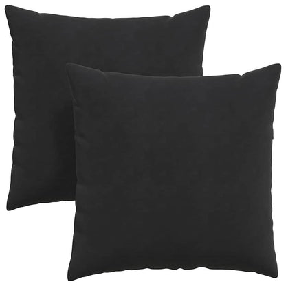 Sofakissen 2 Stück Polizeiblau 80 x 80 cm Cordstoff