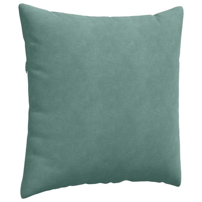 Sofakissen 2 Stück Polizeiblau 80 x 80 cm Cordstoff