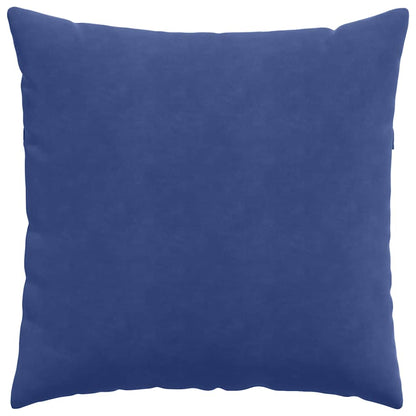 Sofakissen 2 Stück Polizeiblau 80 x 80 cm Cordstoff