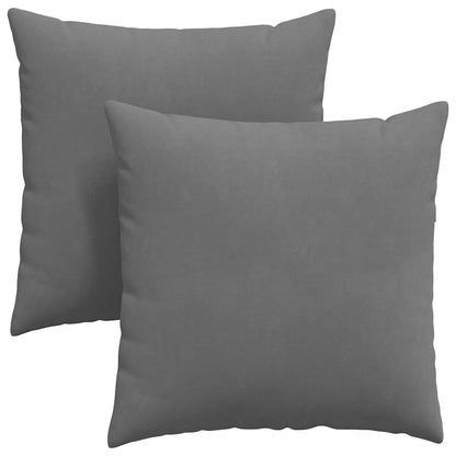 Sofakissen 2 Stück Beige 80 x 80 cm Stoff