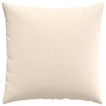 Sofakissen 2 Stück Beige 80 x 80 cm Stoff
