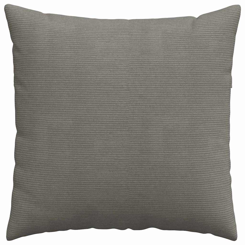 Sofakissen 2 Stück Rot-Orange 80 x 80 cm Cordstoff