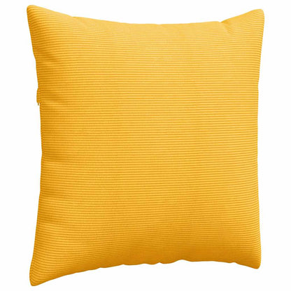 Sofakissen 2 Stück Rot-Orange 80 x 80 cm Cordstoff