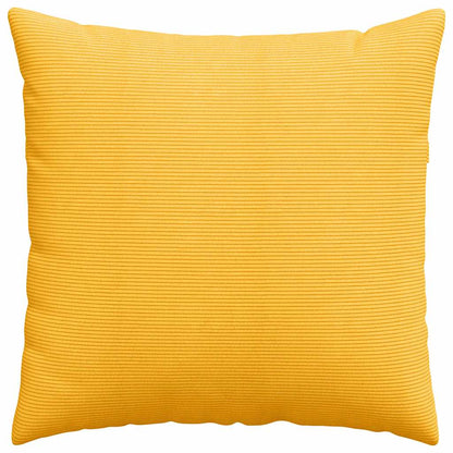 Sofakissen 2 Stück Rot-Orange 80 x 80 cm Cordstoff