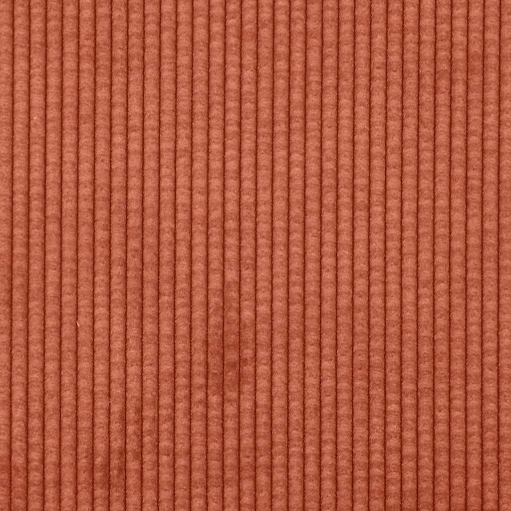 Sofakissen 2 Stück Rot-Orange 80 x 80 cm Cordstoff