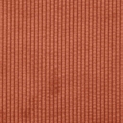 Sofakissen 2 Stück Rot-Orange 80 x 80 cm Cordstoff