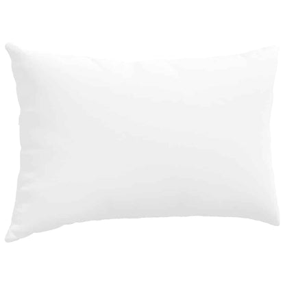 Sofakissen 2 pcs Weiß 50 x 30 cm Stoff