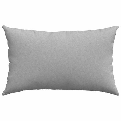 Sofakissen 2 pcs Weiß 50 x 30 cm Stoff