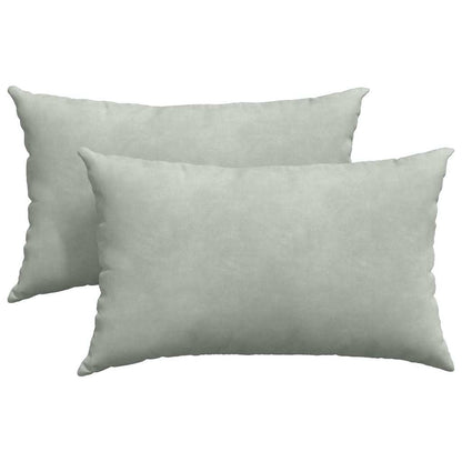 Sofakissen 2 Stück Gelb 50 x 30 cm Cordstoff