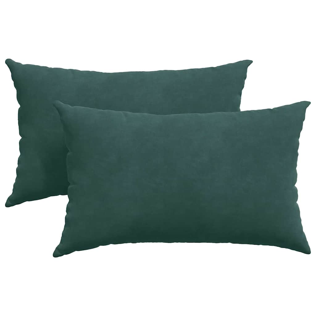 Sofakissen 2 Stück Gelb 50 x 30 cm Cordstoff