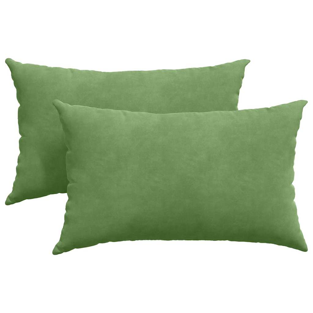 Sofakissen 2 Stück Gelb 50 x 30 cm Cordstoff