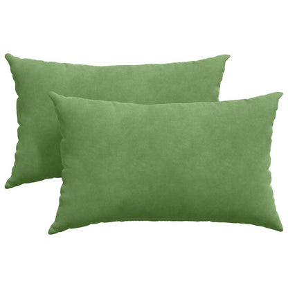 Sofakissen 2 Stück Gelb 50 x 30 cm Cordstoff