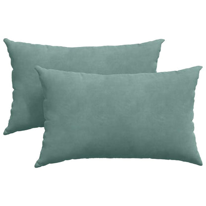 Sofakissen 2 Stück Gelb 50 x 30 cm Cordstoff