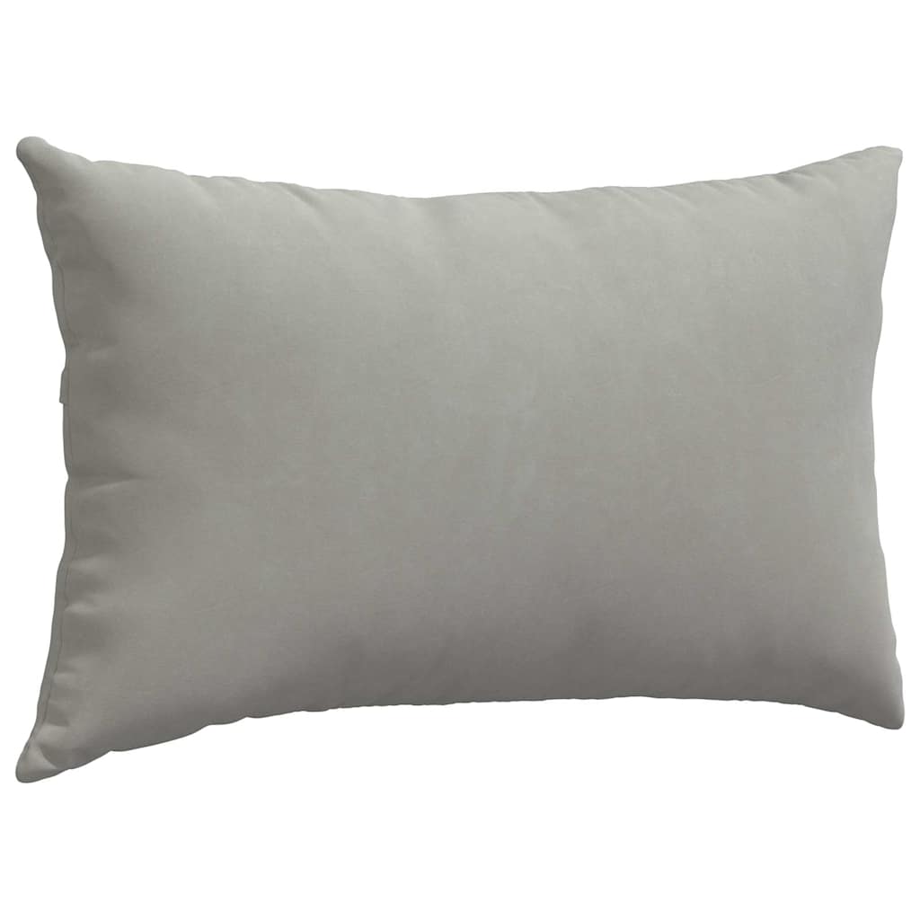 Sofakissen 2 Stück Beige 50 x 30 cm Stoff
